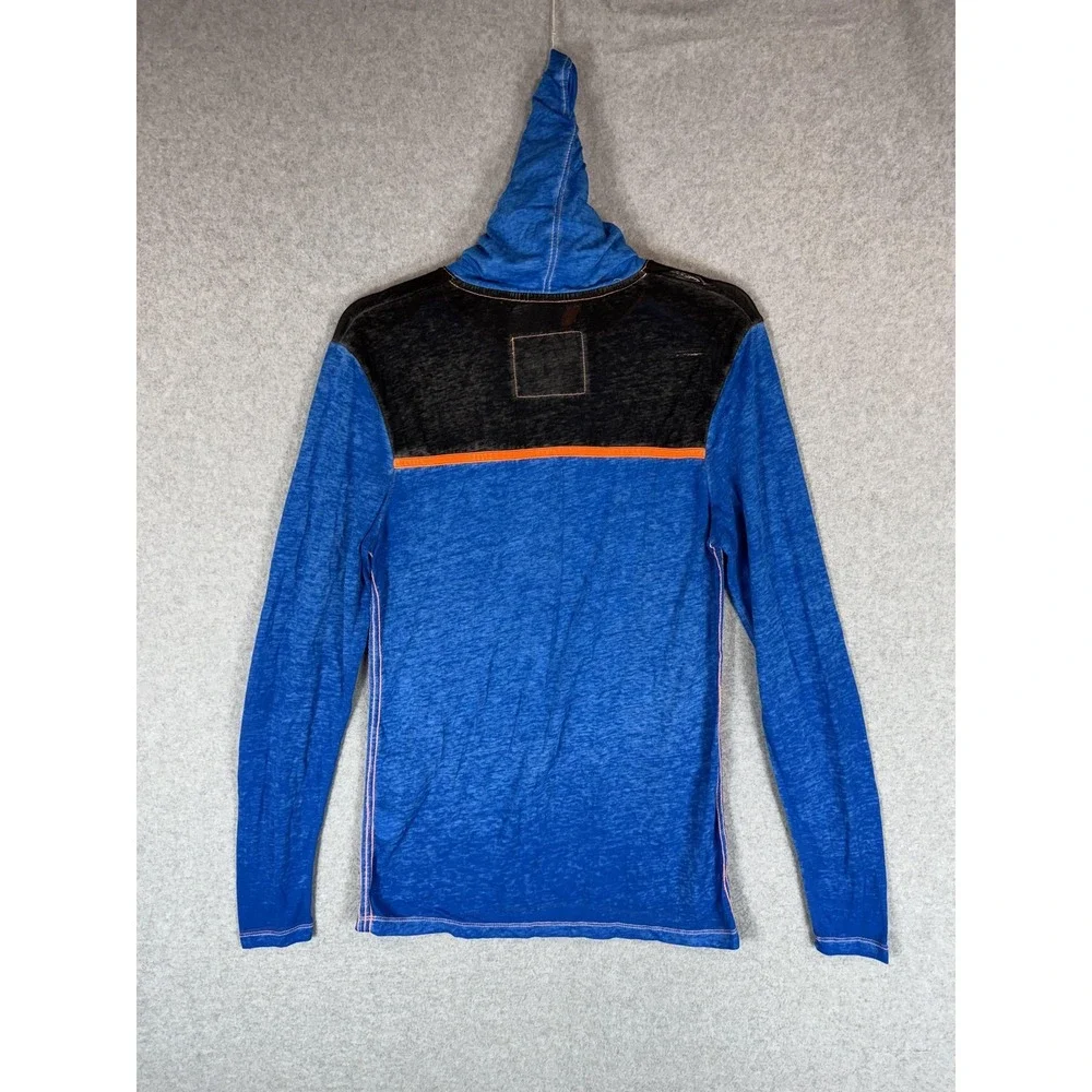 Buckle Hoodie Pullover Mens Small Lightweight Long Sleeve Shirt